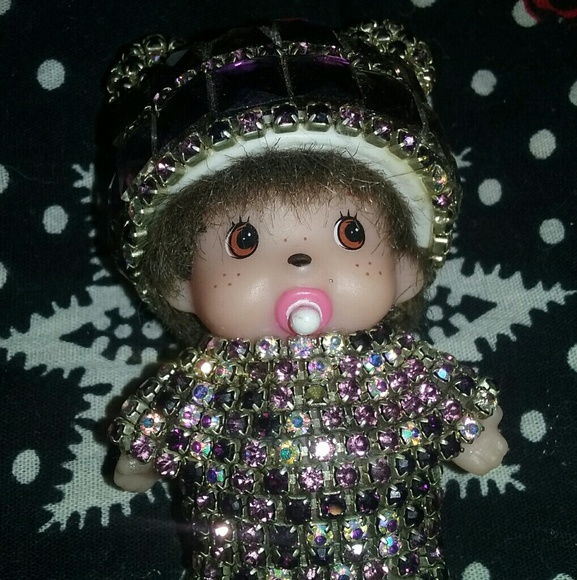 MonChiChi Accessories - Adorable Blinged Out,Beaded MonChiChi Figurine